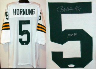 Paul Hornung Signed/ Autographed Green Bay Packers White Jersey JSA