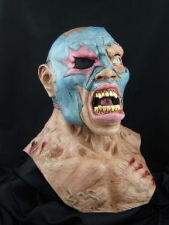 Wrestler Halloween Horror Latex Mask Prop New