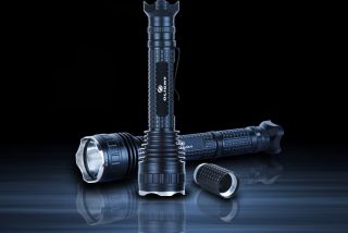 Olight M30 Triton LED Flashlight CREE MC E 700 Lumen Strobe with Side