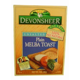 Devonsheer, Melba Toast, Unsalted Ff, 12/5 Oz Grocery