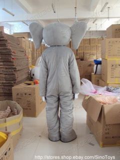 Elephant Mascot Costume Fancy Dress Outfit Suit EPE