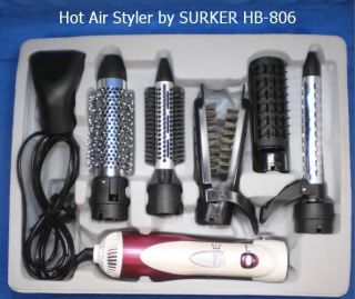 Hot Air Styler Full Set Hair Designer Dryer ,Brush Rotating