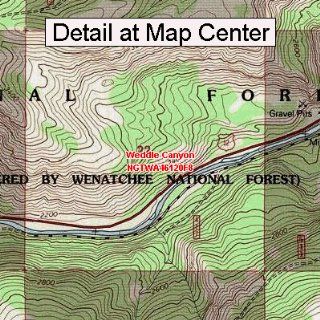 USGS Topographic Quadrangle Map   Weddle Canyon