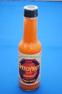 Hot Sauce Antonios Brand Habanero Pepper Sauce