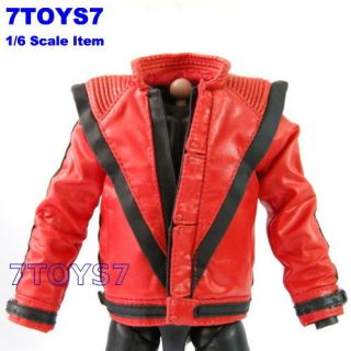 Hot Toys 1 6 Michael Jackson Thriller Red Jacket 1 HT012L