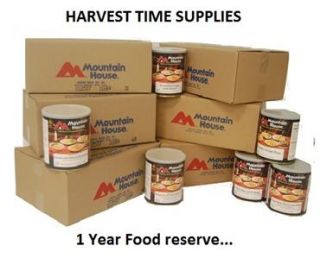 Year Mountain House Food Entrees Reserve 10 Cans Cases Freeze Dried