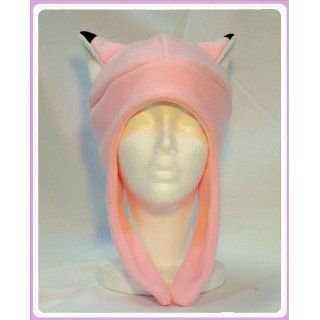Pink Fox Ears Aviator Anime Hat Toys & Games