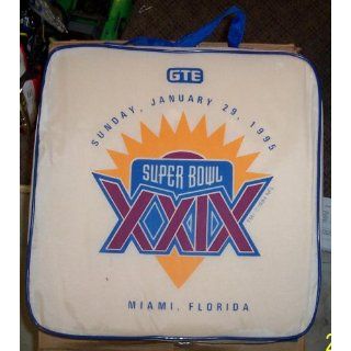 1995 NFL Super Bowl 29 XXIX Miami Florida Seat Cushion
