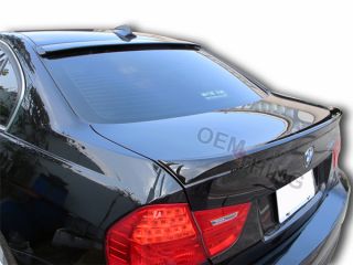 PAINTED BMW E90 4D SEDAN OE TYPE TRUNK SPOILER 3 SERIES #416 black ○