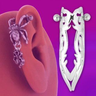 316L Surgical Steel Cartilage Earrings   Barbell   18g   3/8   Sold