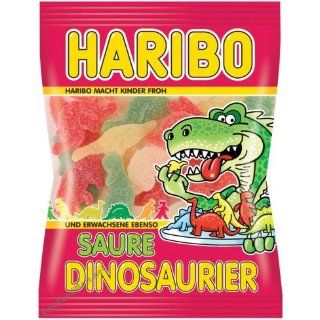 Haribo Sour Dinosaurs Gummi Candy 200g Grocery & Gourmet