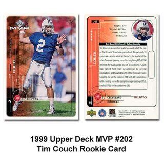 Upper Deck MVP Cleveland Browns Tim Couch 1999 Rookie