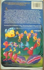 Walt Disney Little Mermaid VHS Banned Cover Recalled