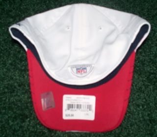 Houston Texans NFL Licensed Reebok White Sideline Flex Fit Hat L XL