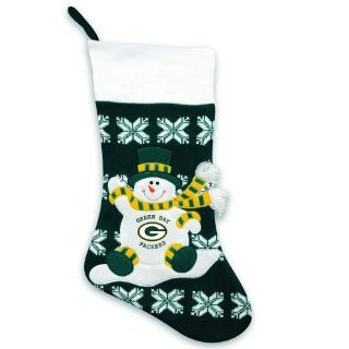 24 NFL Green Bay Packers Knit Snowman & Snowflake