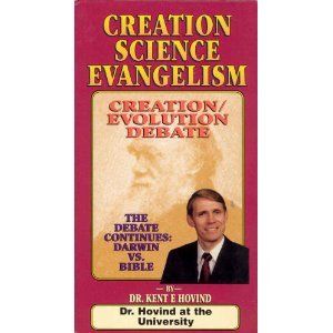 Dr Kent E Hovind Creation Evolution Debate 1 VHS