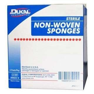 4x4 4 ply Sterile Non woven Sponge 800 Sponges Per Case