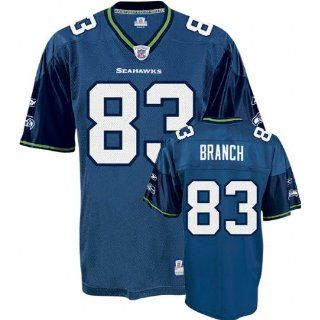   Reebok Blue Replica #83 Seattle Seahawks Jersey   Large Clothing