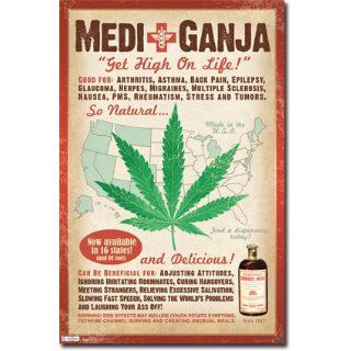 Marijuana   Medical Wall Poster 22 X 34
