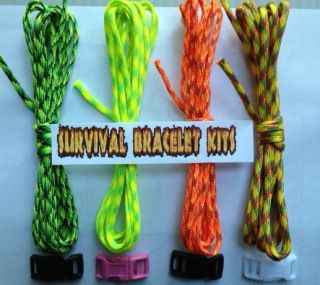 How to Make A Paracord Survival Bracelet Kit with Instructions and