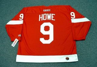 Gordie Howe Detroit Red Wings Throwback Jersey XL