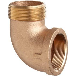 Lead Free Brass Pipe Fitting, 90 Degree Street Elbow, Class 125, 3/4