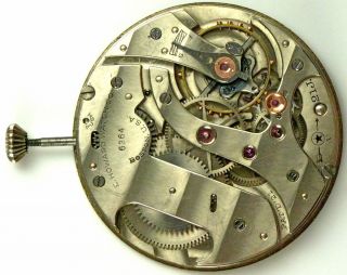 Howard 10 Size Pocket Watch Movement Spare Parts Repair