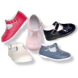Baby Shoes for Girls ~ Angel T Strap 2945 SIZE 7 navy