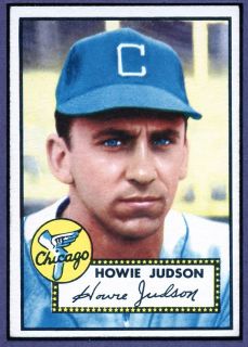 1952 Topps 169 Howie Judson EX 22088