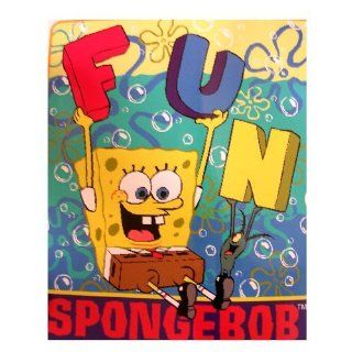 Nickenlodeon Spongebob Fleece Blanket Throw 50 x60 Toys