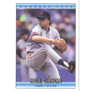 1992 Donruss # 375 Paul Gibson Detroit Tigers Baseball