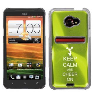 Green HTC Evo 4G LTE Aluminum Plated Hard Back Case Cover