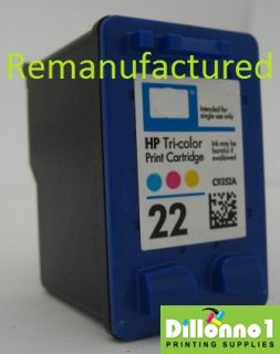 HP 22 Ink HP22 Color Inks C9352A 3910 3915