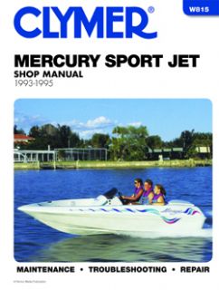Mercury Sport Jet 90 120 HP 1993 95 Clymer Manual W815