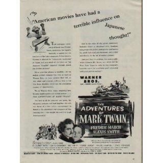 1944 Movie Ad, Samuel Clemens THE ADVENTURES OF