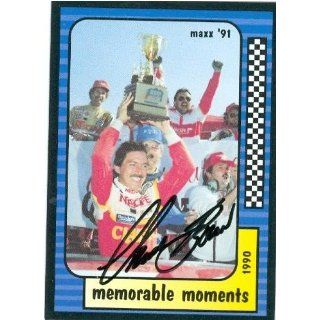 Chuck Bown Autographed Trading Card (Auto Racing) Maxx
