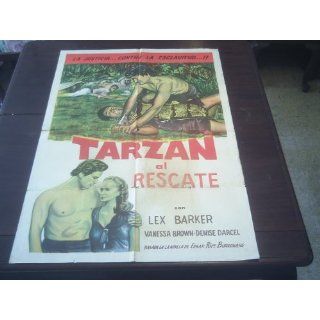 Original Movie Poster Tarzan And The Slave Girl Tarzan And