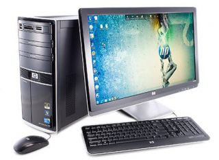 HP Pavilion Elite HPE 127C B Desktop Bundle with Monitor