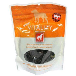 Dogswell Vitality Dog Treats, Beef Liver, 6 Ounce Orange