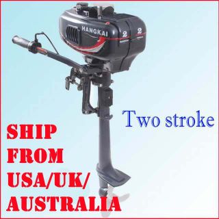 2HP Two Stroke Outboard Motor Boat Engine Water Cooled New in Great