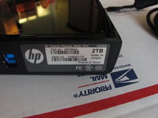 Used HP External Personal Media Drive 2TB HD3200