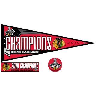 Chicago Blackhawks Stanley Cup Champs Pennant, Bumper