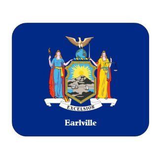 US State Flag   Earlville, New York (NY) Mouse Pad