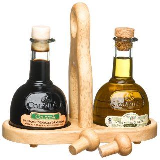 Colavita Extra Virgin Olive Oil and Balsamic Vinegar Cruet Sets (Pack