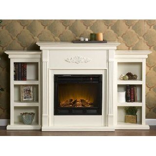  Fireplace with Bookcases, Ivory 37 104 023 9 18