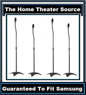  Black Surround Sound Speaker Stand Fits Samsung Home Theater