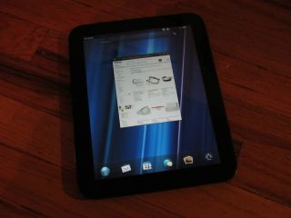 Barely used 32 GB HP TouchPad with accessories   FB356UT   Black   9.7