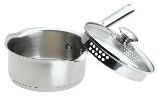 WearEver A8342265 Cook and Strain 1.5 Quart Saucepan with