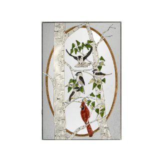 Birds in Birch, U 103 Art Glass 