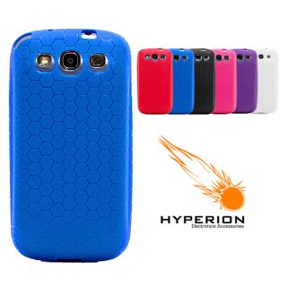 Hyperion Samsung Galaxy s III Extended Battery Honeycomb TPU Case Blue